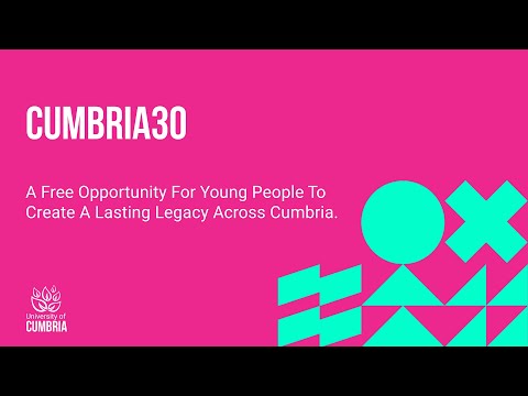 18-25 year olds can apply for #Cumbria30...