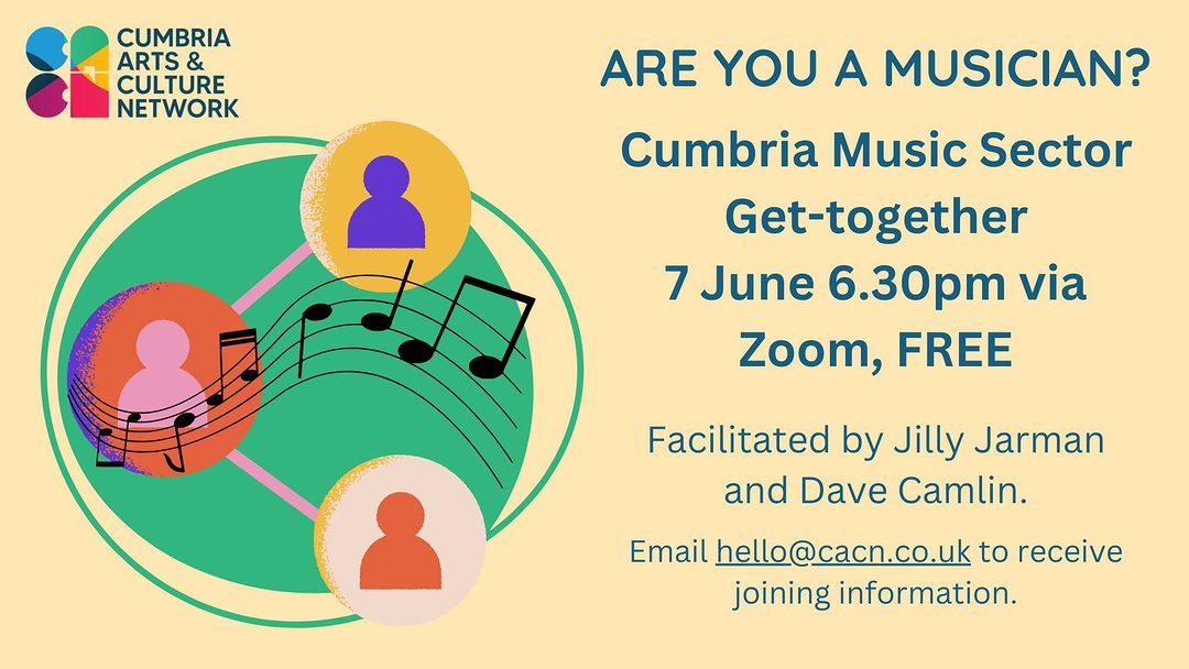 ARE YOU A MUSICIAN? Join @arts_cumbria for their Music Sect...