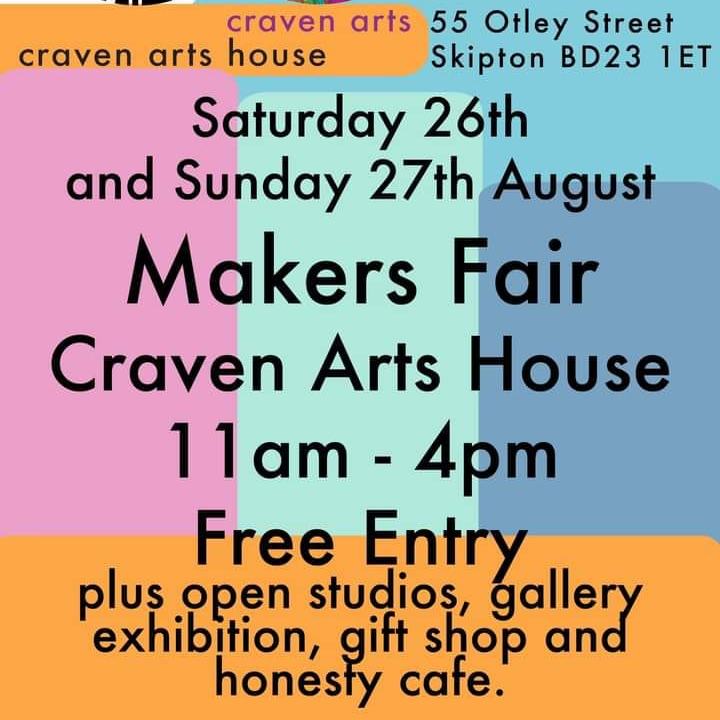 Join @_cravenarts this weekend as they host their first ever...