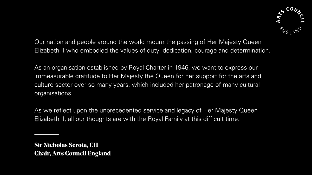 A statement on the passing of Her Majest... A statement on the passing of Her Majest...