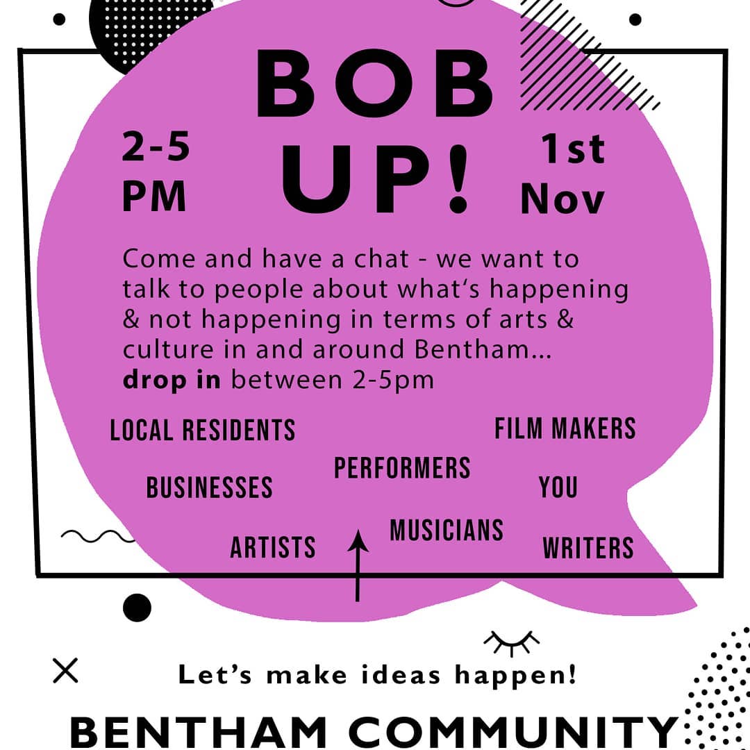 Come join us at our next Bob Up session on Come join us at our next Bob Up session on
