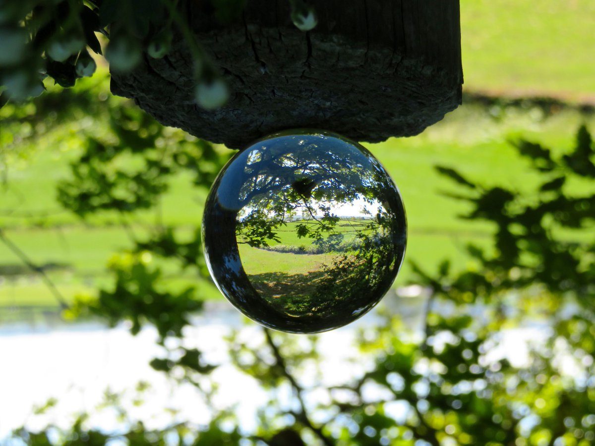 Crystal ball views of country lanes #Cum...