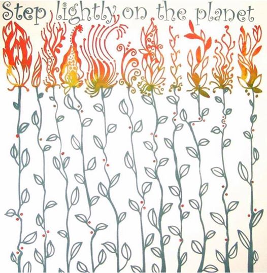 Detail of a silkscreen poster by Pam Twiss, part of Detail of a silkscreen poster by Pam Twiss, part of