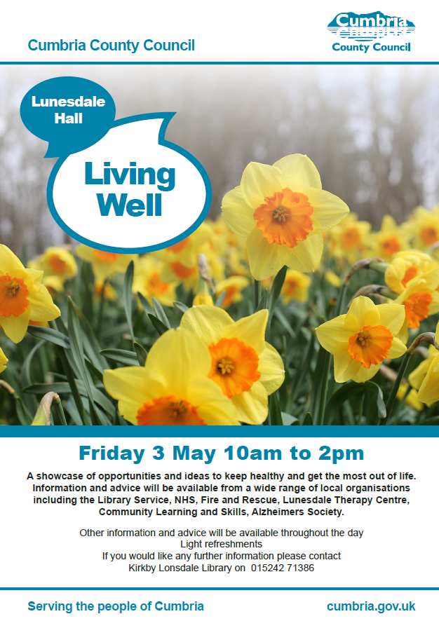 Don't forget that the Living Well event ... Don't forget that the Living Well event ...