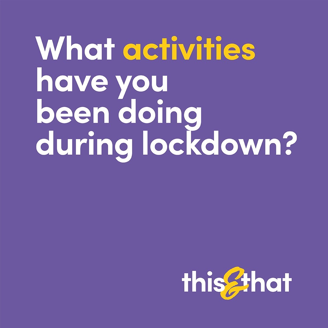 Earlier today we asked if you'd tried new creative activitie...