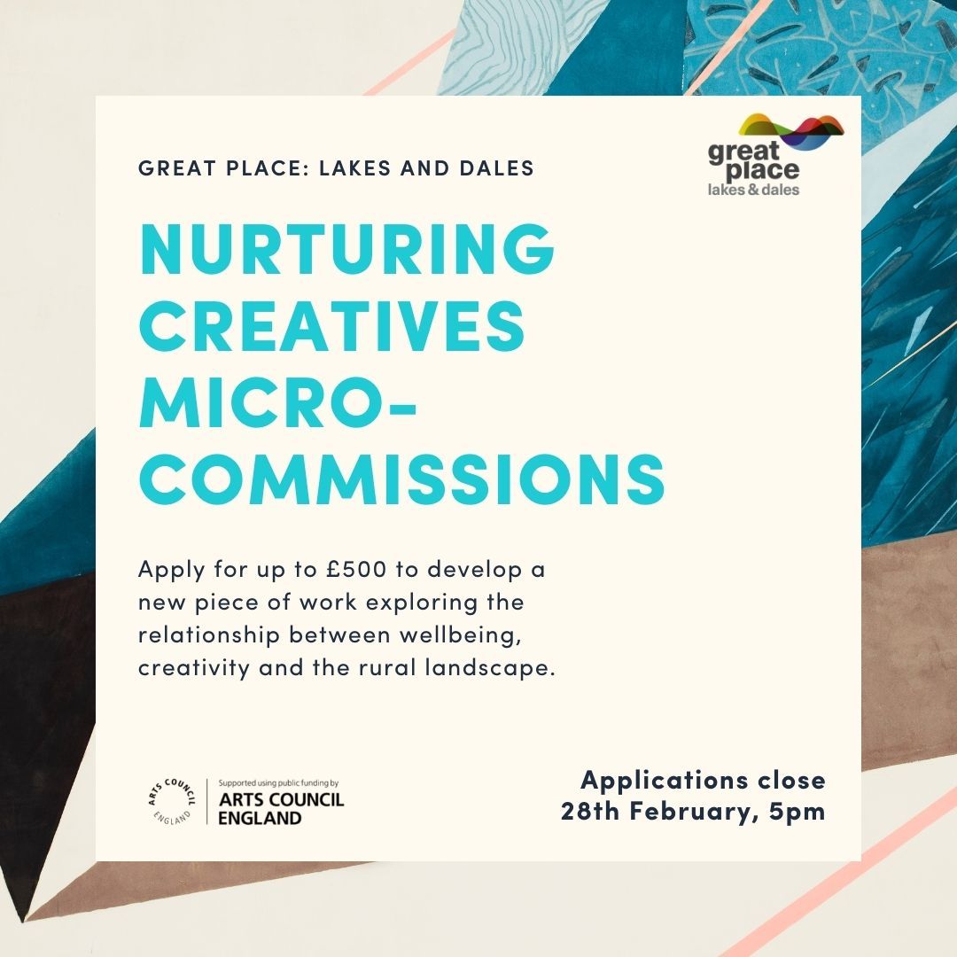 Exciting news - applications for our new Nurturing Creatives...