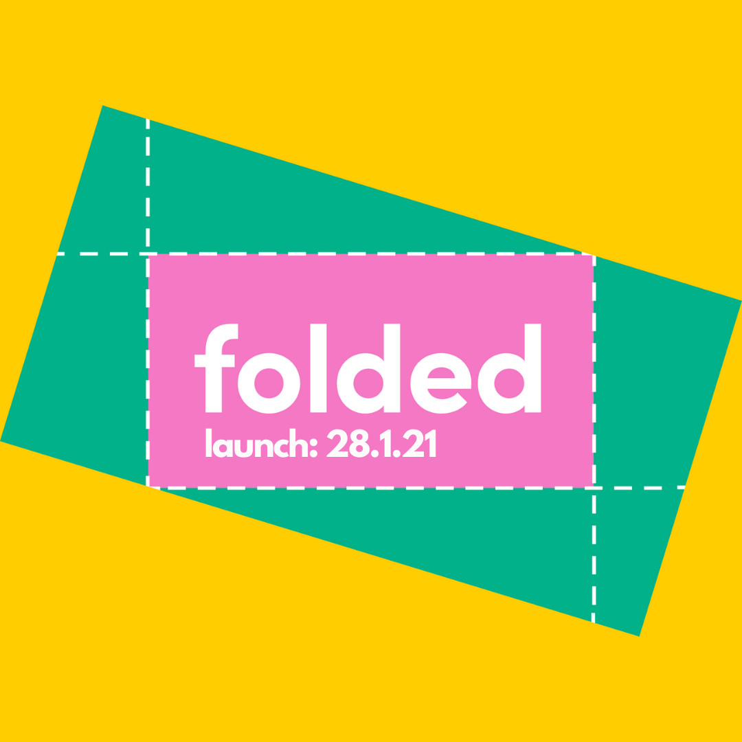 Folded launch graphic Folded launch graphic