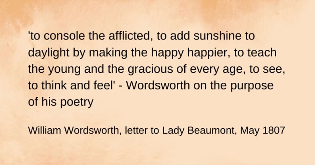 From @wordsworthgrasmere today on what is the poet's 250th b...