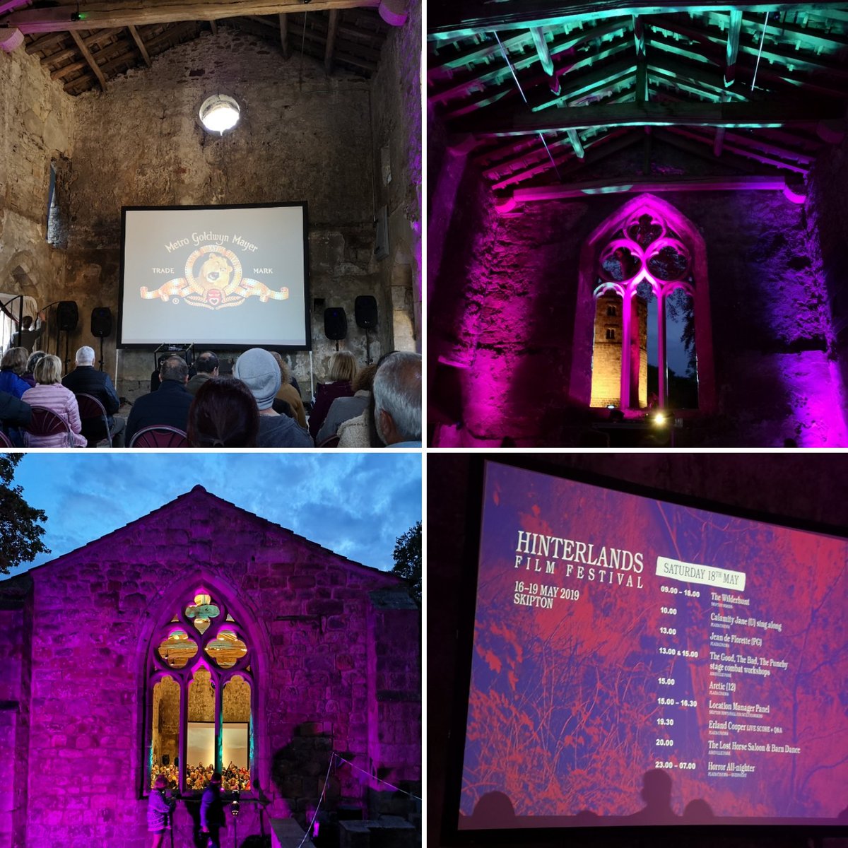 Great setting at Skipton Castle for the ... Great setting at Skipton Castle for the ...