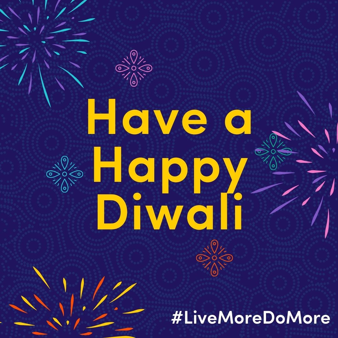 Happy Diwali! Although we can't celebrat...