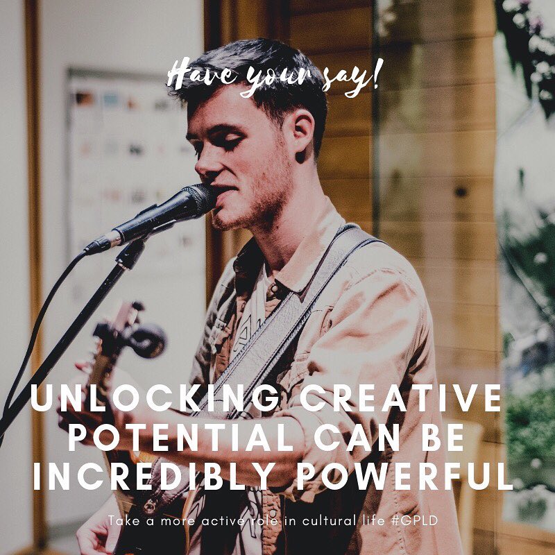Have your say! Take a more active role in cultural Have your say! Take a more active role in cultural