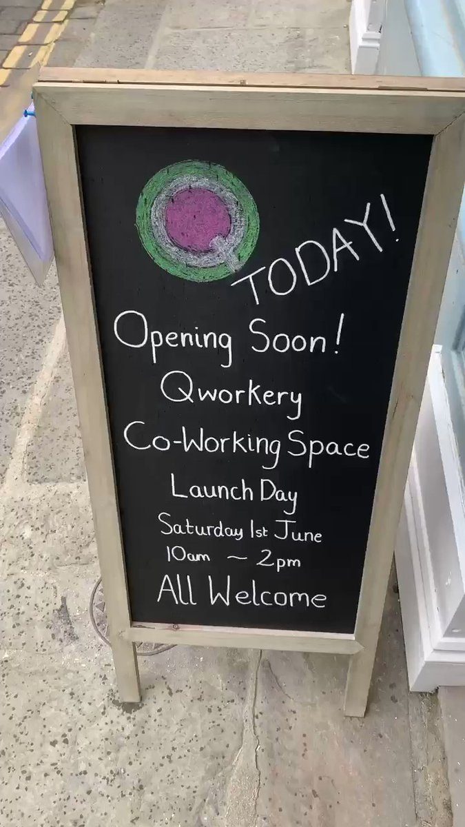 The @qworkery co-working launch is on un... The @qworkery co-working launch is on un...