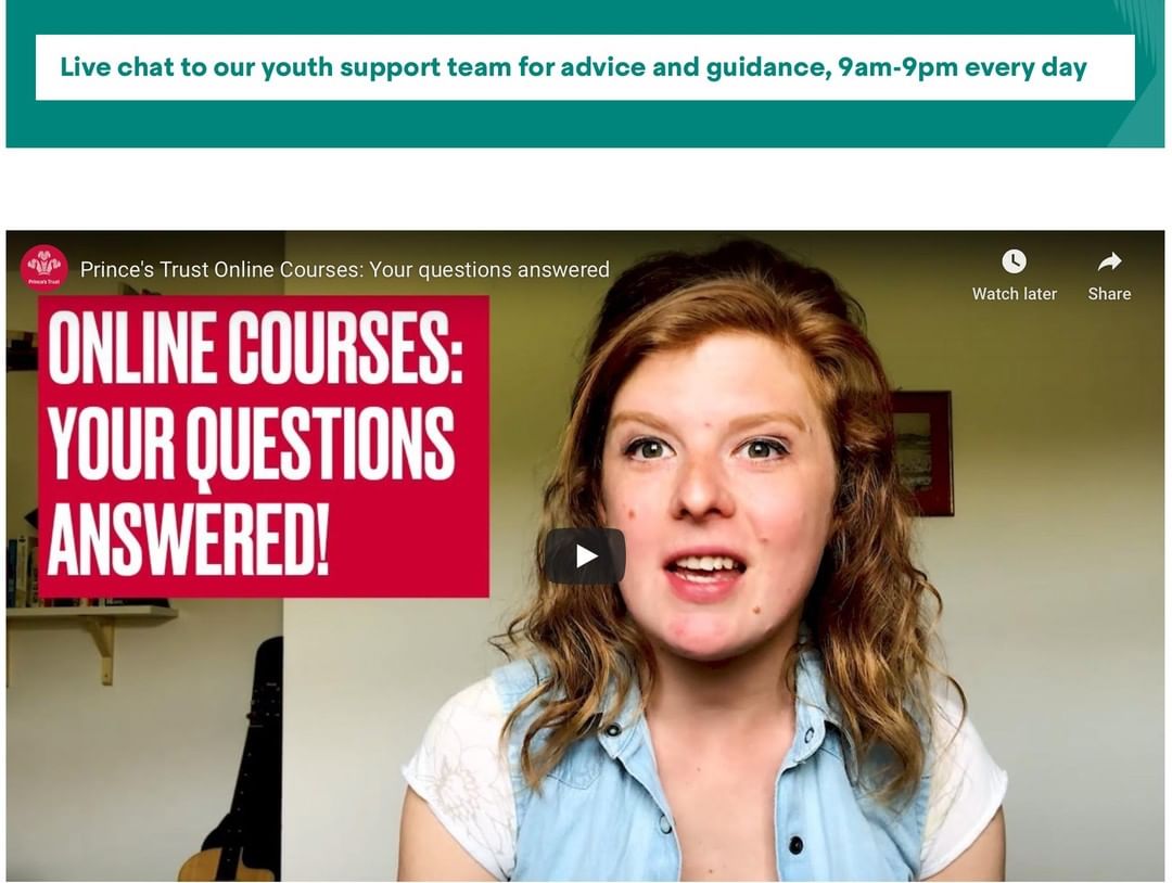 This support hub from @princestrust includes live chat and g...