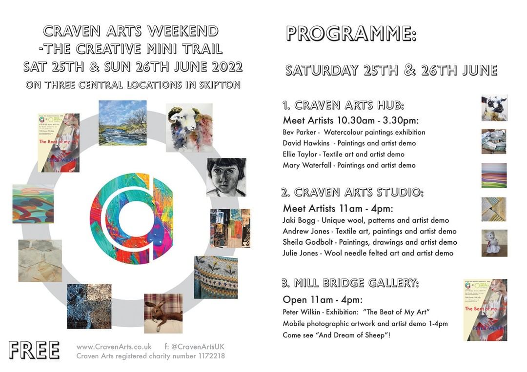 This weekend @craven_arts_skipton are running Craven Arts We... This weekend @craven_arts_skipton are running Craven Arts We...
