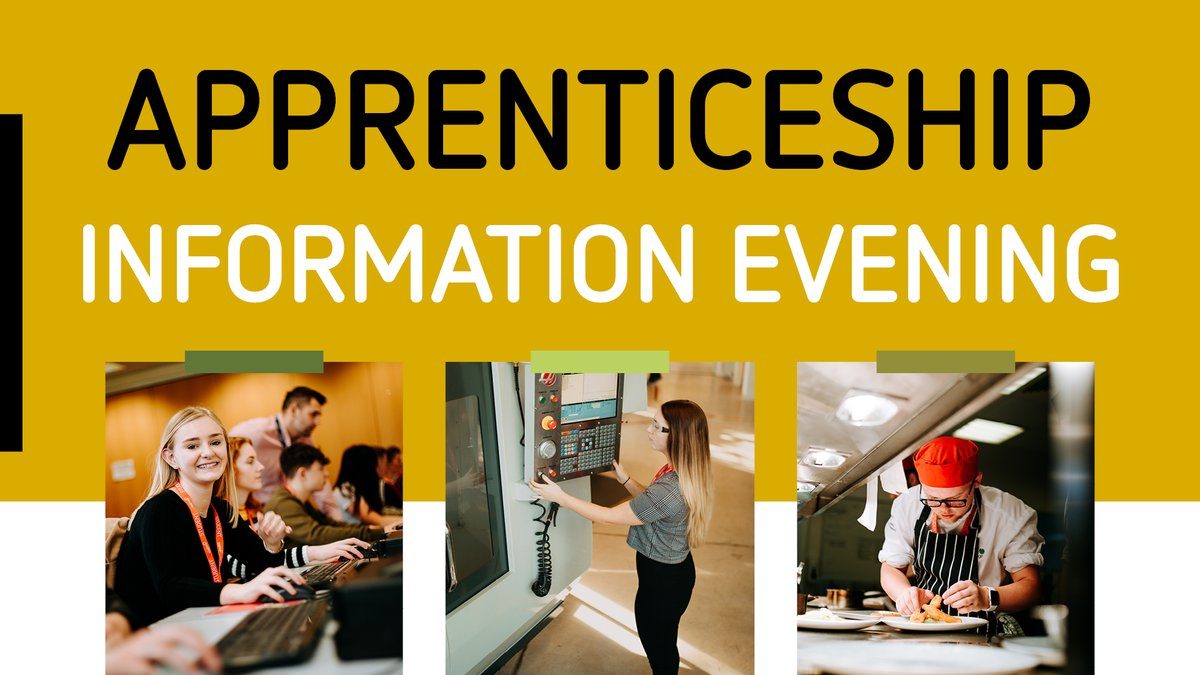 We have an Apprenticeship Information Ev... We have an Apprenticeship Information Ev...