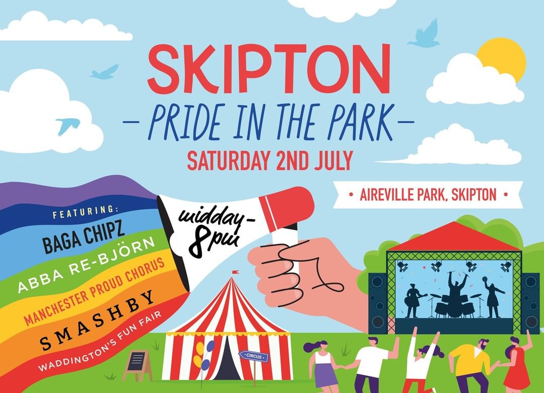 We’re super excited to be supporting Skipton’s first pride e...