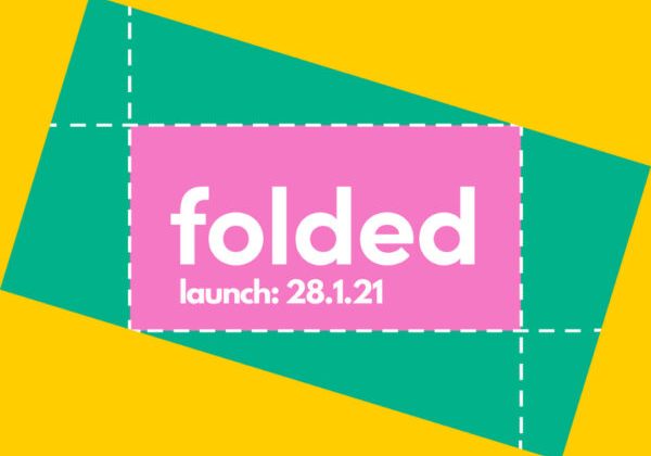 Folded launch graphic