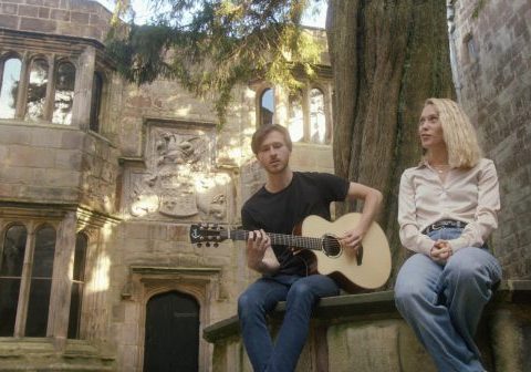 matthew and rose performing in skipton castle